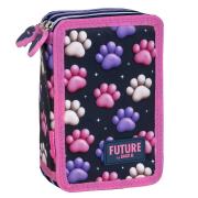 Opakowanie Piórnik z wyposażeniem Łapki 3-kom. DERFORM