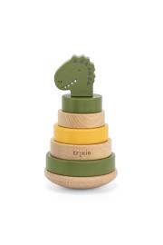 Piramida drewniana Dinozaur. Wydawca: Trixie Baby. Dadada.pl Opakowanie Piramida drewniana Dinozaur
