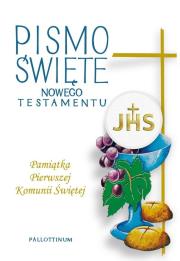 Opakowanie Pismo Święte NT A5 Pamiątka I Komunii chleb