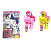 Opakowanie Pistolet do baniek kucyk światło dźwięk MIX