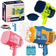Opakowanie Pistolet na bańki na baterie 132 otwory MIX