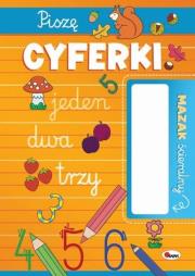 Okładka książki Piszę cyferki. Mazak ścieralny