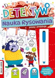 Piszę i zmazuję detektyw nauka rysowania. Autor:   Praca zbiorowa. Dadada.pl Okładka książki Piszę i zmazuję detektyw nauka rysowania