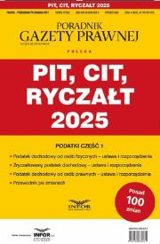 Okładka książki PIT, CIT, ryczałt 2025