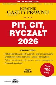 Okładka książki Piy, Cit, Ryczałt 2026. Podatki-Przewodnik