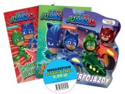 PJ Masks. Megazestaw. Autor:   Praca zbiorowa. Dadada.pl Okładka książki PJ Masks. Megazestaw