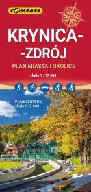 Plan miasta - Krynica-Zdrój 1:17 500. Wydawca: Compass. Dadada.pl Opakowanie Plan miasta - Krynica-Zdrój 1:17 500