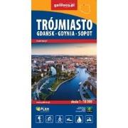 Okładka książki Plan Trójmiasto - Gdańsk - Gdynia - Sopot 1:17 000