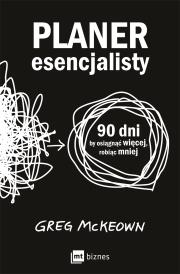 Planer esencjalisty. Autor: Greg Mckeown. Dadada.pl Okładka książki Planer esencjalisty