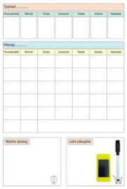 Opakowanie Planer magnetyczny suchościeralny 60x40cm