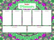 Opakowanie Planner magnetyczny z mozaiką diamentową Mandala