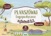 Okładka książki Planszówki logopedyczne z głoskami R, L