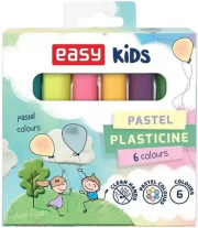 Plastelina COL-006-P 6 kolorów EASY. Wydawca: Easy Stationery. Dadada.pl Opakowanie Plastelina COL-006-P 6 kolorów EASY