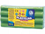 Opakowanie Plastelina zielona jasna 500g ASTRA
