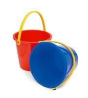 Opakowanie PLASTO Duże wiaderko 22 cm Czerw/Niebieskie