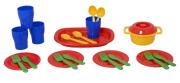 PLASTO Zestaw obiadowy 23 części Zabawka. Wydawca: Tactic. Dadada.pl Opakowanie PLASTO Zestaw obiadowy 23 części Zabawka