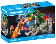 Opakowanie Playmobil Bohaterski pojedynek z jaszczurem 71831