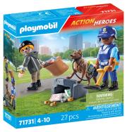 Opakowanie Playmobil Poszukiwania śladów z psem tropiącym 71731
