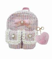 Opakowanie Plecaczek różowy z brelokiem