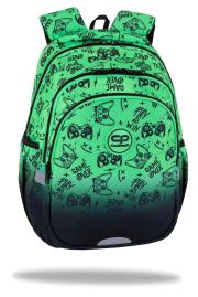 Opakowanie Plecak szkolny Coolpack Jerry Game Over Gradient Green