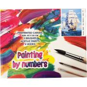 Opakowanie Płótno malarskie ze szkicem do pomalowania 40x50 CM 89685 CENTRUM