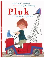 Pluk z samej góry. Autor: Schmidt Annie M.G.. Dadada.pl Okładka książki Pluk z samej góry