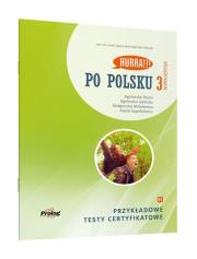 PO POLSKU 3 Przykładowe testy certyfikatowe. Autor: Dixon Agnieszka, Agnieszka Jasińska, Małgorzata Małolepsza, Aneta Szymkiewicz. Dadada.pl Okładka książki PO POLSKU 3 Przykładowe testy certyfikatowe