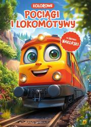 Pociągi i lokomotywy. Autor: Opracowanie zbiorowe. Dadada.pl Okładka książki Pociągi i lokomotywy