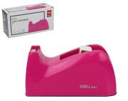 Podajnik do taśmy klejącej Rio różowy DELI. Wydawca: DELI. Dadada.pl Opakowanie Podajnik do taśmy klejącej Rio różowy DELI