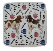 Opakowanie Podkładka pod kubek C248 Psy i kawa