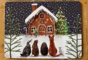 Opakowanie Podkładka pod talerz Dom z piernika Święta