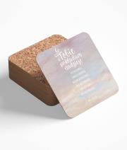 Opakowanie Podstawka korkowa - Bo w tobie pokładam