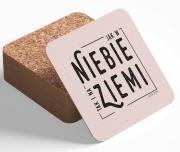 Opakowanie Podstawka korkowa - Jak w niebie taki i na ziemi