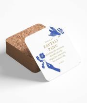 Opakowanie Podstawka korkowa - Lecz ci, co zaufali - dłoń