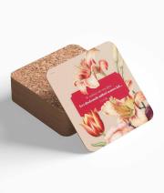 Opakowanie Podstawka korkowa - W miłości nie ma lęku