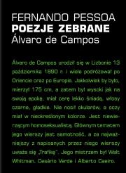 Okładka książki Poezje zebrane. Alvaro de Campos wyd. 2