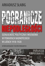 Okładka książki Pogranicze niepodległości. Działalność polityczna i wojskowa w powiatach nadnoteckich w latach 1918-1920