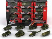 Opakowanie Pojazd wojskowy metalowy 1:64 MIX