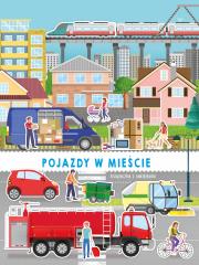 Okładka książki Pojazdy w mieście. Pojazdy z naklejkami