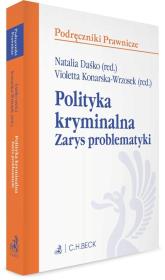 Okładka książki Polityka kryminalna. Zarys problematyki