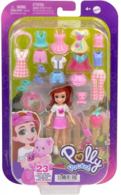 Opakowanie Polly Pocket Lalka + ubranka asortyment JCB22