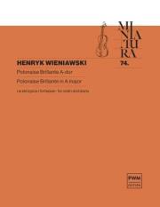Okładka książki Polonaise brillante A-dur op. 21 na skrzypce i...