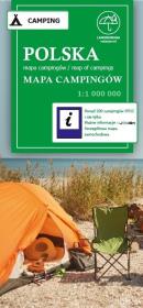 Okładka książki Polska campingów 1:1 000 000