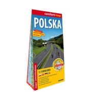 Polska laminowana mapa samochodowa 1:1 000 000. Autor:   Praca zbiorowa. Dadada.pl Okładka książki Polska laminowana mapa samochodowa 1:1 000 000
