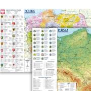 Okładka książki Polska mapa ogólnogeo. i admi. 1:1400000 listwa B2