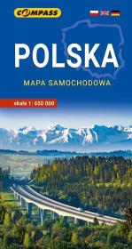Opakowanie Polska mapa samochodowa 1:650 000