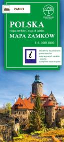Okładka książki Polska mapa zamków 1:1 000 000