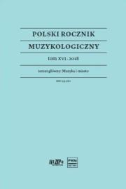 Okładka książki Polski Rocznik Muzykologiczny T.16 2018