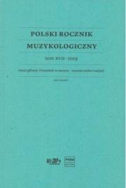 Okładka książki Polski Rocznik Muzykologiczny T.17 2019