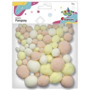 Opakowanie Pompony poliestrowe 10/15/20/25/30mm 15g